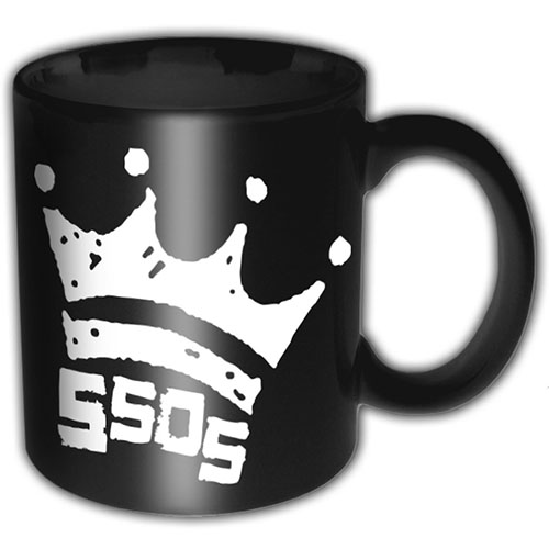 5 Seconds Of Summer Band Crown Logo Coffee Tea Mug Cup Boxed