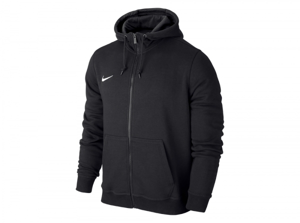 Nike Official Team Club Full Zip Mens Hoodie Black UK Sizes Fleece ...