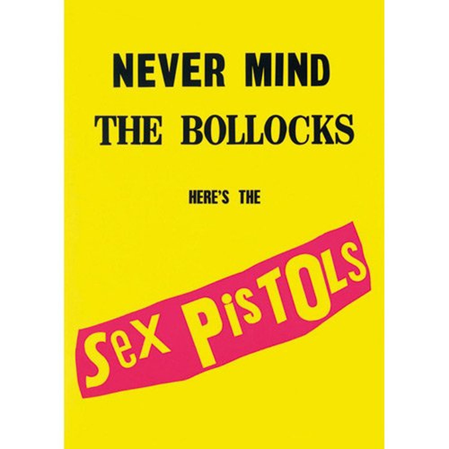 Sex Pistols Never Mind The Bollocks Postkarte Offiziellen Album Cover Ebay