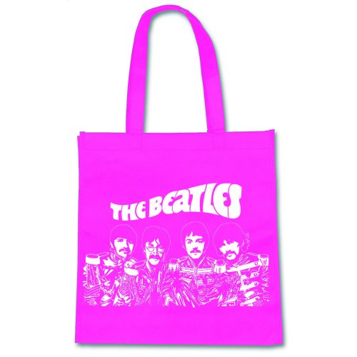 Various Colour The Beatles Sgt Pepper Band Tote Shopping Bag Eco Friendly Offici 