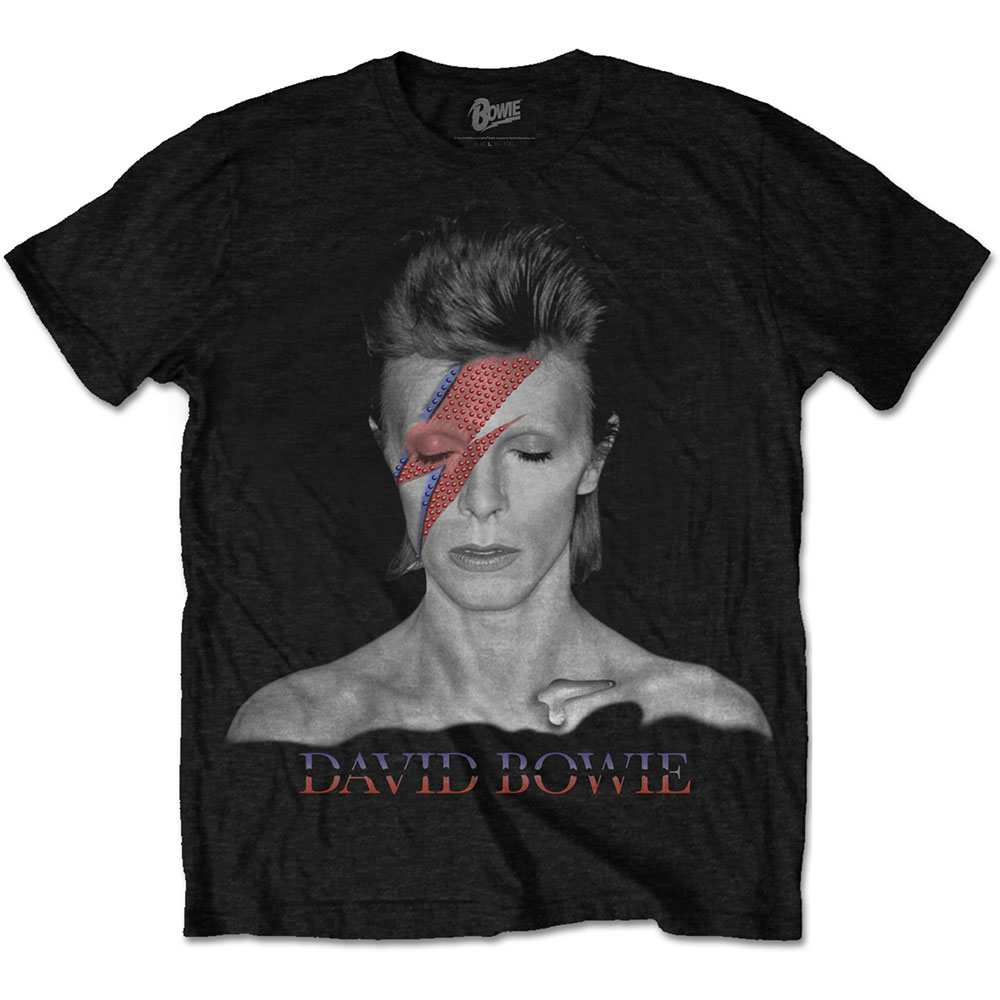 David Bowie Aladdin Sane Triblend T-Shirt IM-SUBDB04 Fathers Day