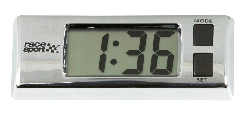 Digital Clock  Jumbo  9 X 3,5 cm Chromed 2808050 