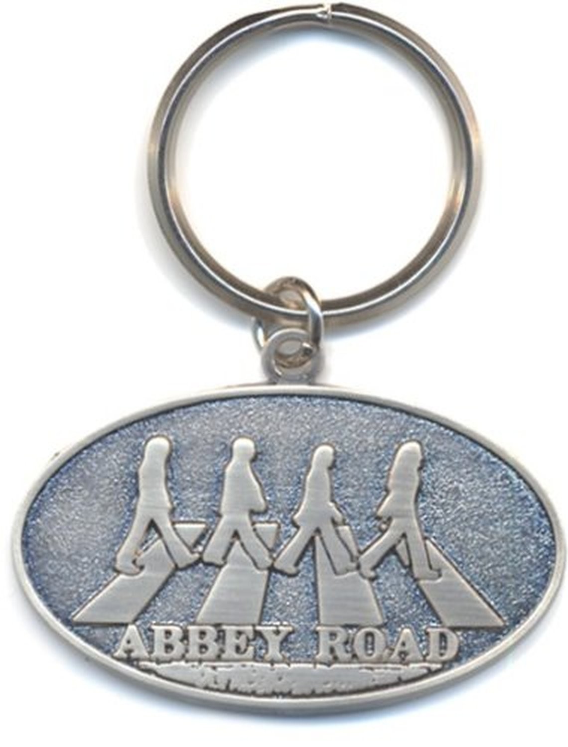 The Beatles Crossing Abbey Road Silver Metal Keychain Keyring Fan Gift Official