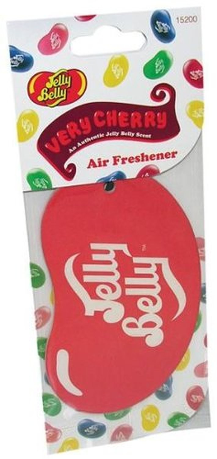 Jelly Belly Bean 2D Car Home Office Air Freshener Very Cherry NEW SEALED CARDED