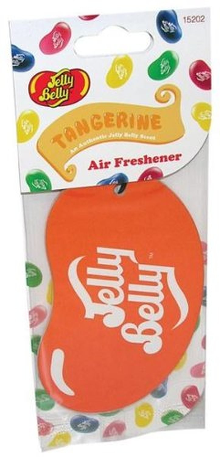 Jelly Belly Bean 2D Car Home Office Air Freshener Orange Tangerine SEALED CARDED