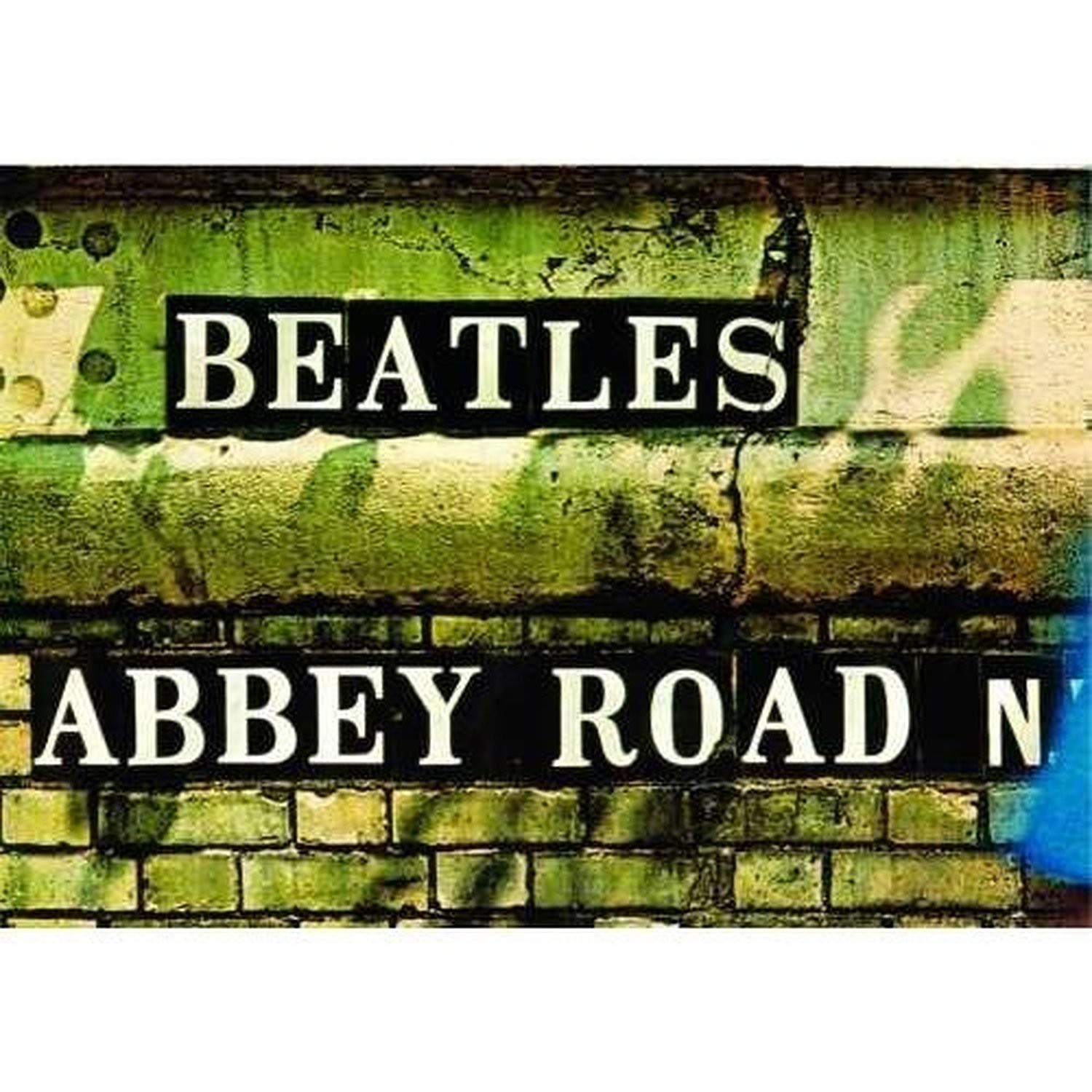 The Beatles Abbey Road Sign Postcard Gift Fan 100% Genuine Official Merchandise