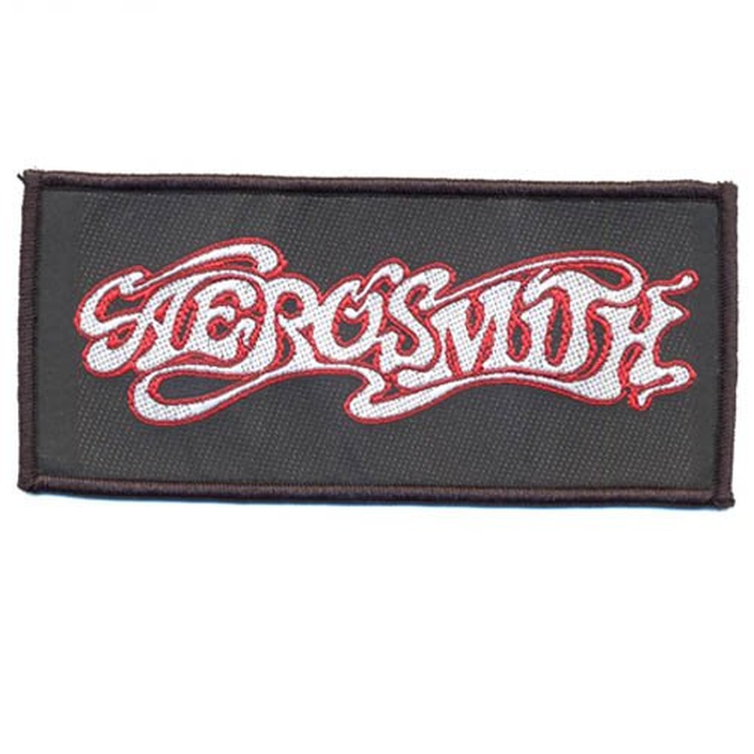 Aerosmith Woven Band Logo Sew Iron On Clothing Patch Jumper Bag Official Badge
