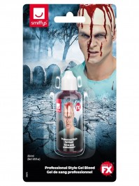 Red Gel Blood Make-Up Professional Style FX Halloween Costumes Fancy Dress