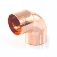 25 x Copper End Feed Elbow 90° 22mm F x F Fitting Plumbing Joining Pipe Water Gas
