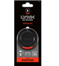 Lynx Adrenaline 3D Hanging Car House Air Freshener Long Lasting Fragrance