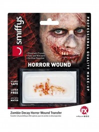 Zombie Decay, Horror Wound, Special FX, Prosthetic Transfer, Zombie, Halloween  