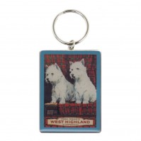 Peek Freans West Highland Terrier Shortcake Metal Keychain Keyring Gift Official