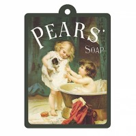 Pears Soap Image Metal Keychain Keyring Retro Vintage Robert Opie Official