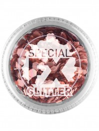 Glitter Confetti Loose 2g Pot, Special FX, Make Up Accessory , Rose Gold 
