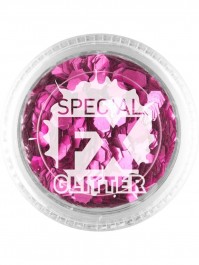 Glitter Confetti Loose 2g Pot, Special FX, Makeup Accessory, Pink 