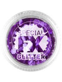 Glitter Confetti Loose 2g Pot, Special FX, Makeup Accessory, Purple 