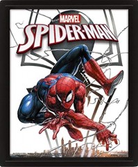 Spiderman Venom Comic Book Cityscape Montage Marvel 3D Motion Poster Photo Official