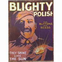 Your Country Needs You Brightly Polish Large Tin A3 Wall Sign Vintage Retro