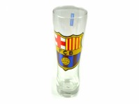 Barcelona FC Tall Slim Crest Pint Glass Official Licensed Product