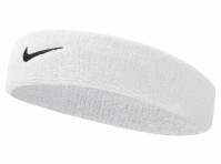Nike Swoosh Headband White Sport Gym One Size Unisex Sweat Athlete