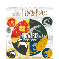 Harry Potter Official Club Houses Prefect Set Of 5 Vinyl Stickers Decals Legacy 