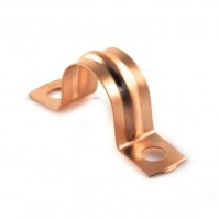 Pack Of 10 Saddle Band 8mm Copper Pipe Plumbing DIY Clips Fixing Wall Brackets