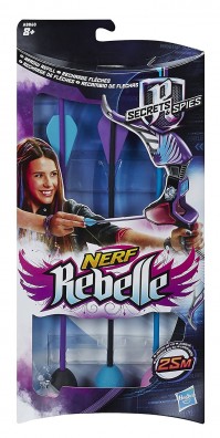 Nerf Rebelle Whistling Arrow Refill Pack Of 3 Girls Kids Indoor Toy Ages 8+