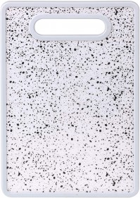 Grey Plastic Chopping Board 37cm Speckled Marble Effect Cutting Kitchen