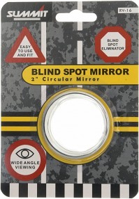 Summit Blind Spot Mirror Car Small 2 Inches Convex Wing Rearview Wide Angle 