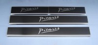 Citroen Picasso Polished Stainless Steel Door Sill Protectors / Kick Plates