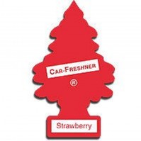Strawberry Magic Tree In Car Home Hanging Cardboard Air Freshener Scent Smell