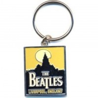 The Beatles Liverpool England Sunrise Metal Keychain Keyring Fan Gift Official