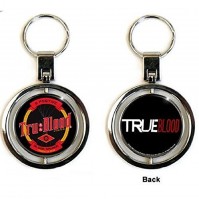 True Blood TV Show Bottle Top Cap Spinning Metal Keychain Keyring Gift Official