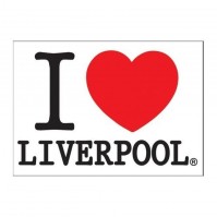 I Love Liverpool Heart Logo Postcard Image Picture Gift City 100% Official