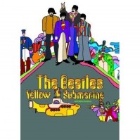 The Beatles Yellow Submarine Album Cover Postcard Nothing Is Real 100% Official