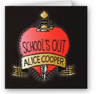 Alice Cooper Schools Out Greeting Birthday Card Any Occasion Album Fan Official