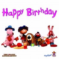 Magic Roundabout Characters Greeting Birthday Card Any Occasion TV Show Official