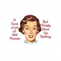 "It Took A Lot Of Will Power.." Adult Humour Postcard 