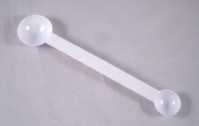 Two Ended White Measuring Spoon Scoop 1g And 3g Kitchen Aid Tool