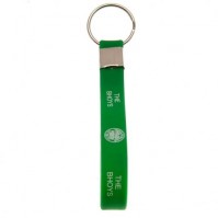 Celtic Football Club Official Silicone Key Ring Chain Team Crest Badge