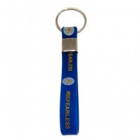 Leicester City Football Club Official Silicone Key Ring Chain Team Crest Badge
