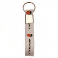 Valencia Football Club Official Silicone Key Ring Chain Team Crest Badge