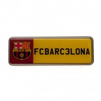 Barcelona Football Club Number Plate Metal Badge Pin Official Fan Gift 
