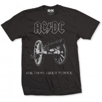 About to Rock AC/DC Short Sleeve T-Shirts Official Licensed Rock Classic Band Album S