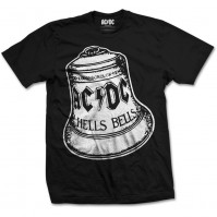 Hells Bells AC/DC Short Sleeve T-Shirts Official Licensed Rock Classic Band Album S