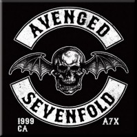 Avenged Sevenfold Fridge Black Magnet Classic Death Bat Crest AX7 Rock Band
