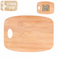 Bamboo Chopping Board 35cm Eco Friendly Wooden Cutting Food Kitchen Platter Home