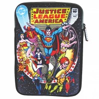 Justice League Tablet Zipped Bag Sleeve Comic Cover Protector Official DC Comics