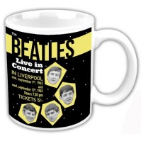 The Beatles Live in Concert 1962 Boxed Standard Coffee Mug Tea Cup Official