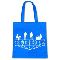 Blue The Beatles Help! Tote Shopping Bag Eco Friendly Official Fan Gift
